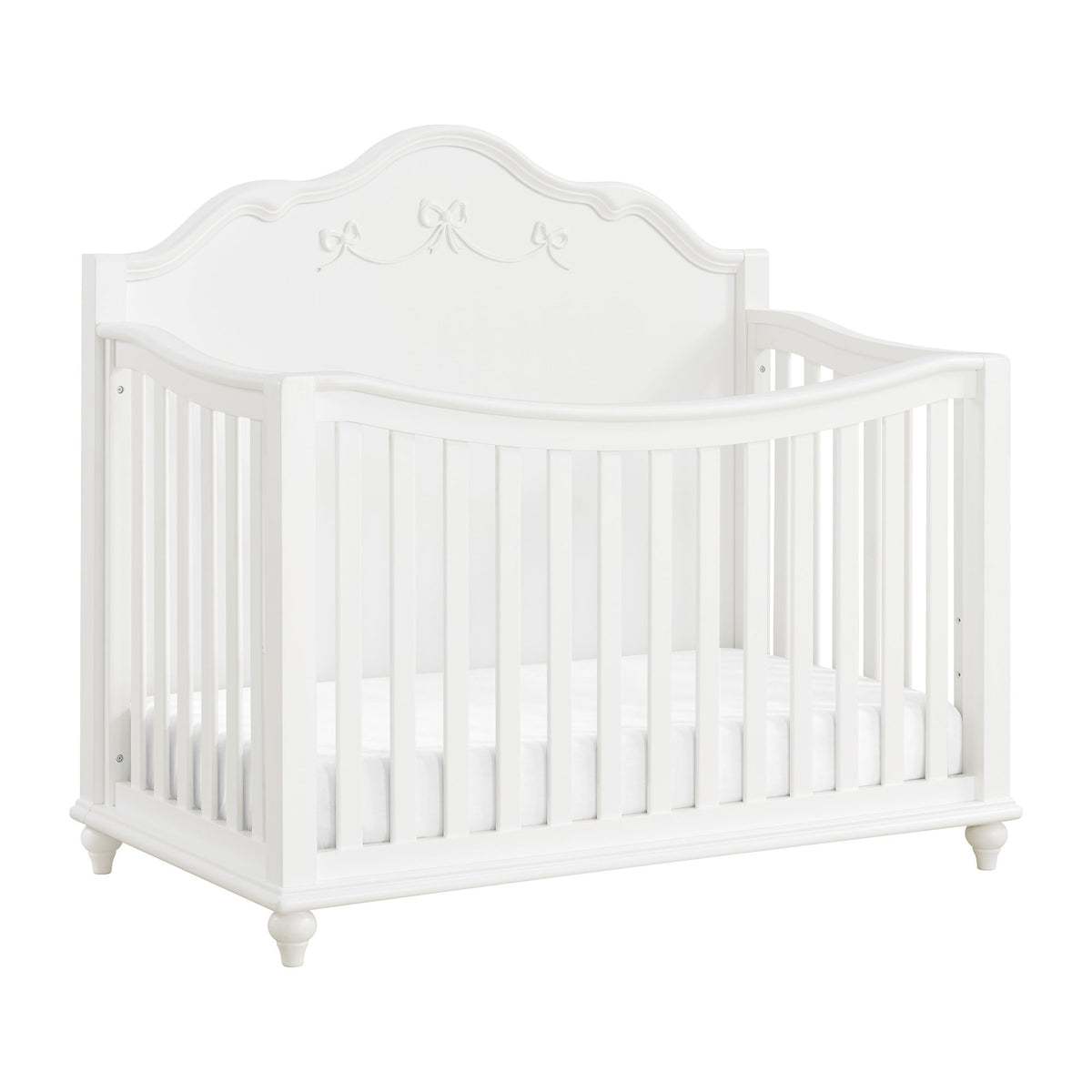 Alana - Crib With Guardrails - White