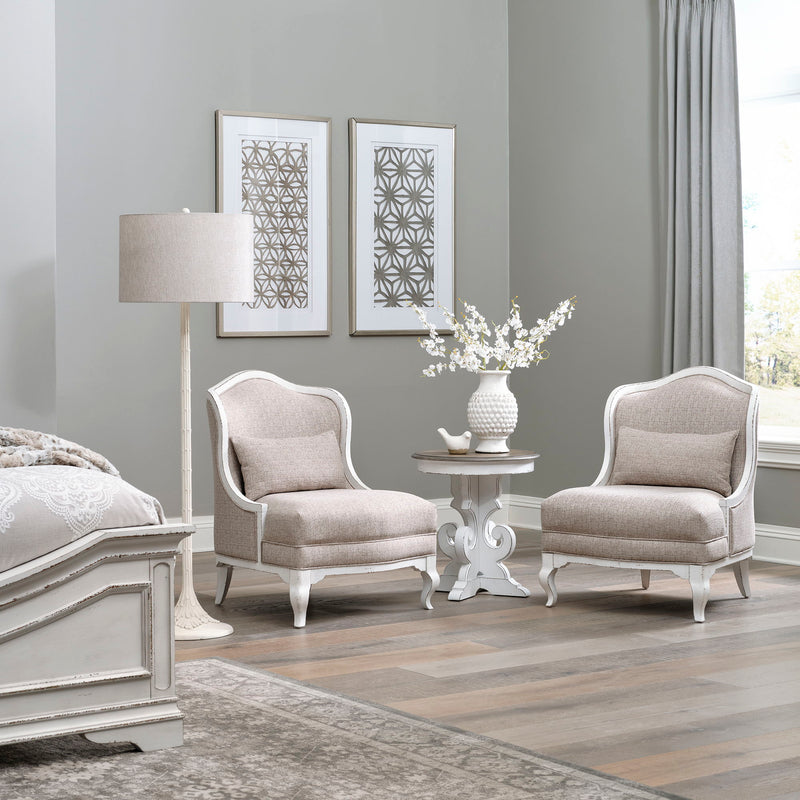 Magnolia Manor - Upholstered Accent Chair - Antique White