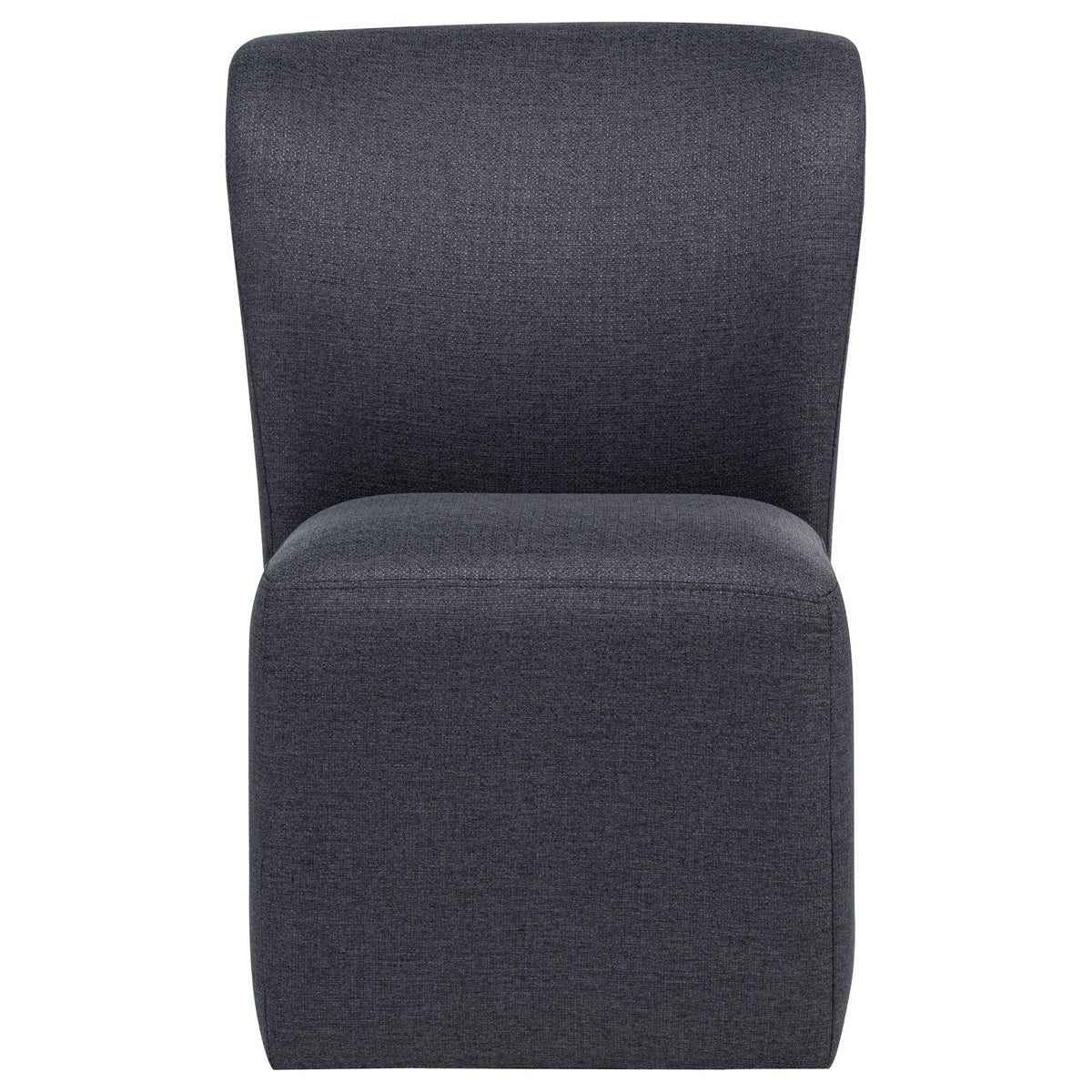 Jaelynn Upholstered Parsons Dining Side Chair Charcoal (Set of 2)