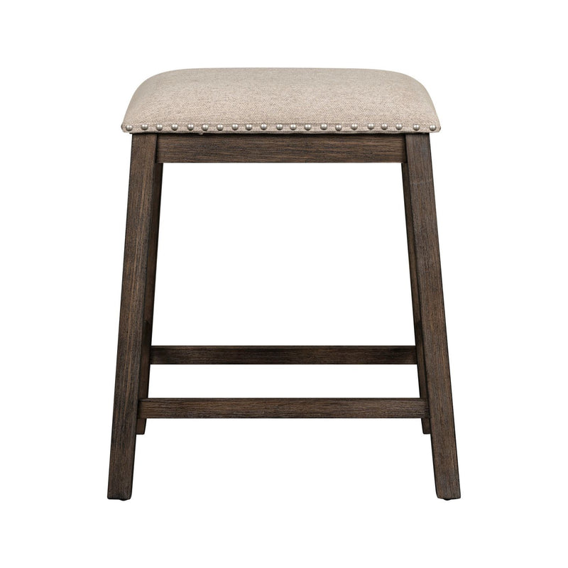 Harrison - Upholstered Console Stool - Espresso