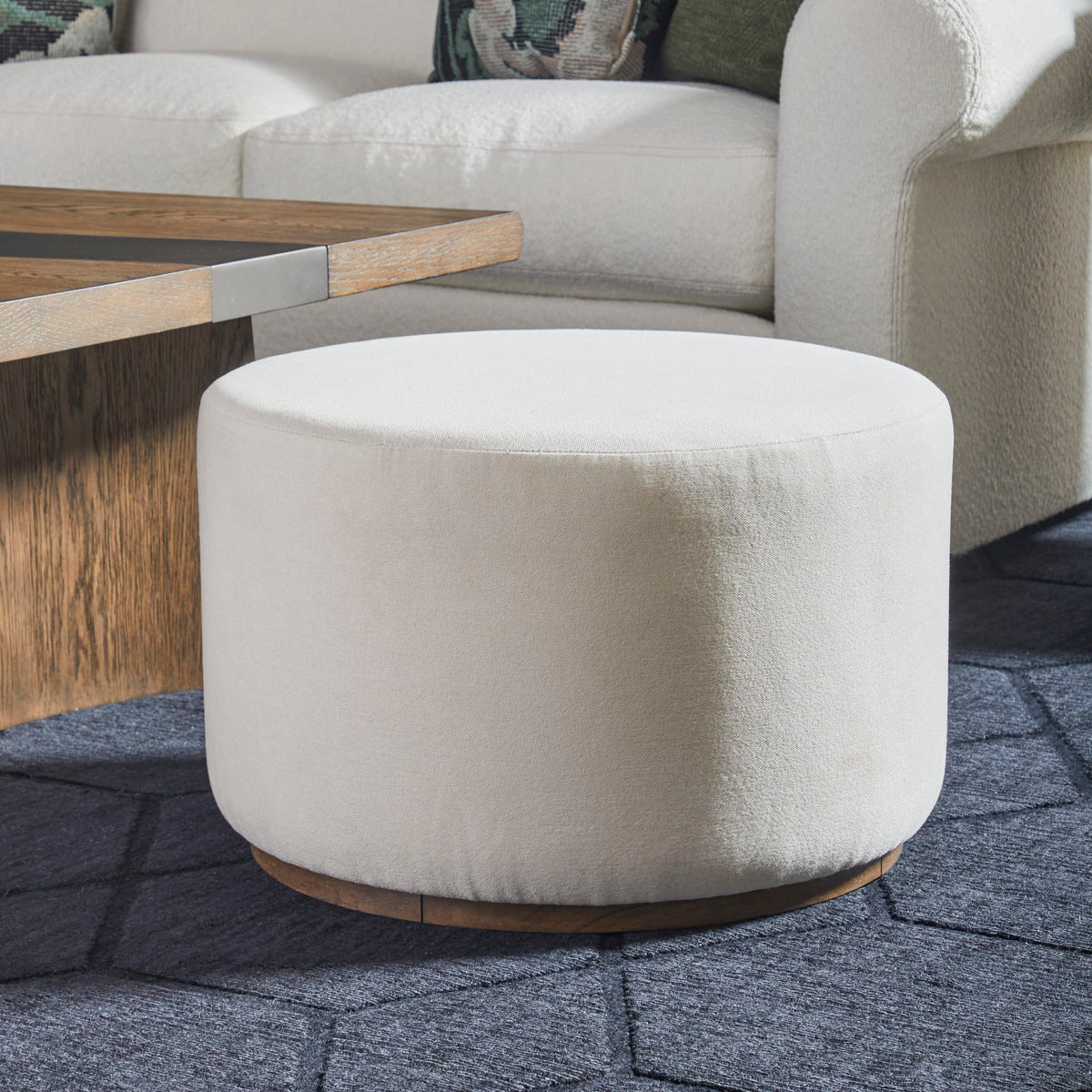 Flexsteel Lyra Pouf Ottoman