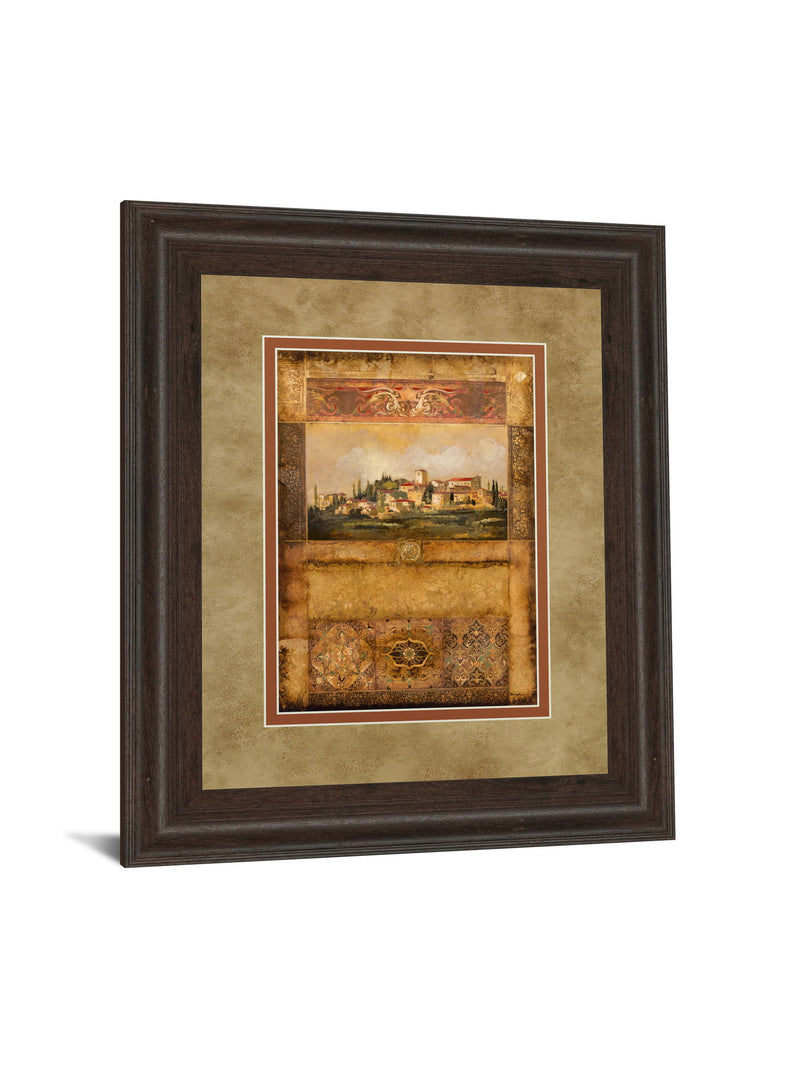 Centimento I By Douglas - Framed Print Wall Art - Light Brown