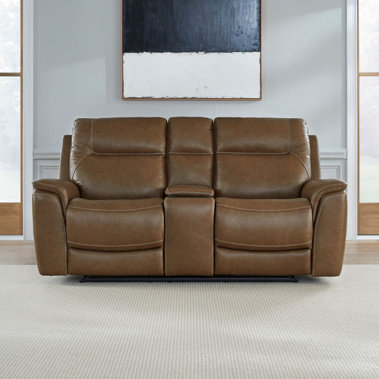 Collins - Loveseat With Console P3 & ZG - York Chestnut