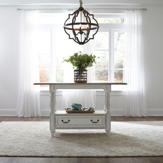 Magnolia Manor - Gathering Table - Antique White