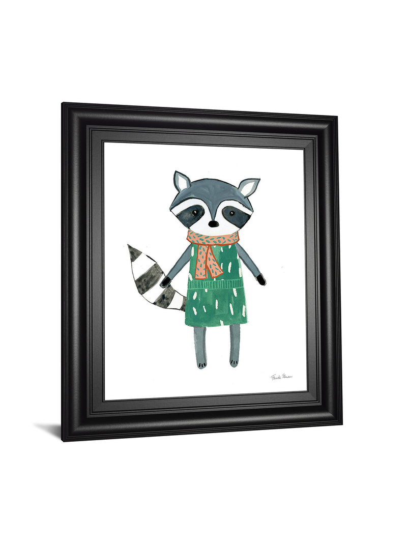 Neighborhood Pals II By Farida Zaman - Framed Print Wall Art - White
