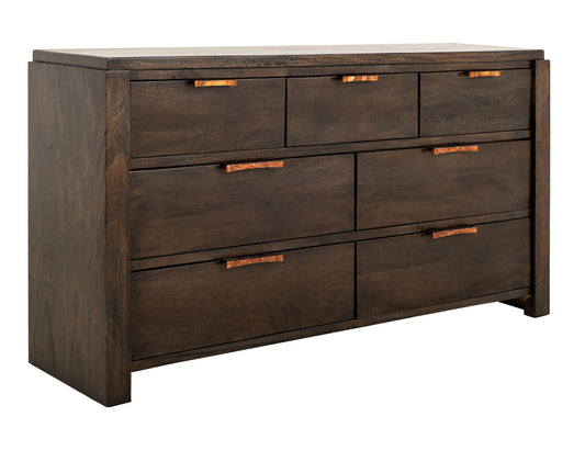 Raramuri - 7 Drawer Dresser - Dark Brown
