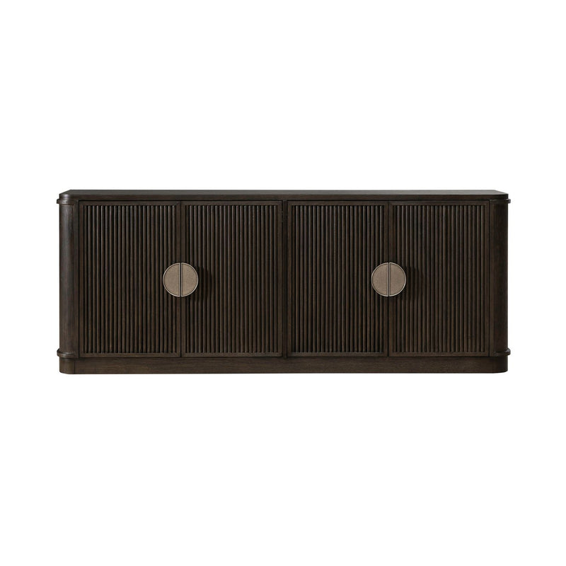 City View - 82" TV Console - Coffee Bean