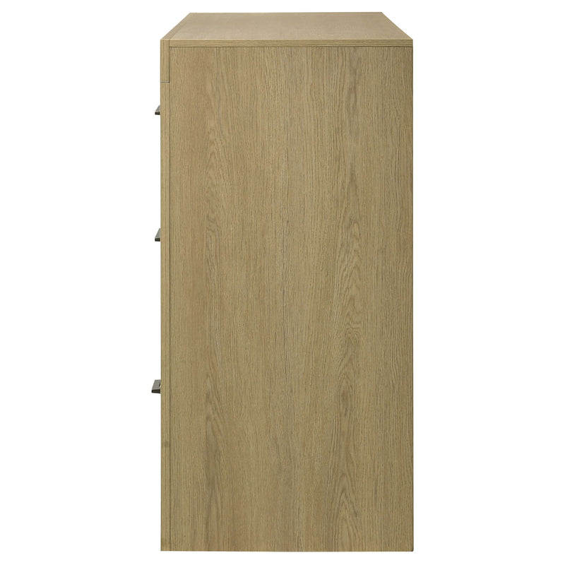 Hendricks 6-drawer Bedroom Dresser Storage Cabinet Light Oak