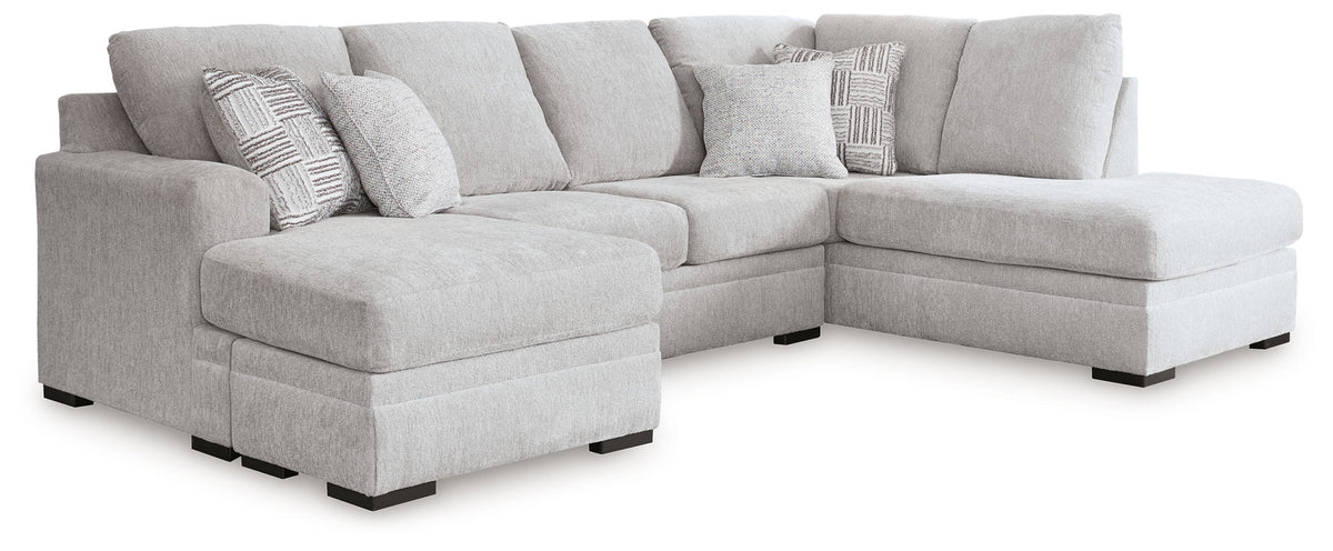 Gabyleigh 2-Piece Sectional with LAF Chaise – Nickel