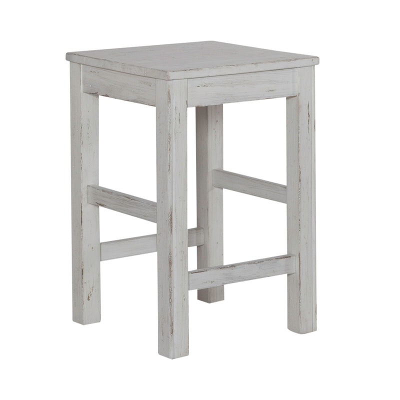 River Place - Console Stool - Riverstone White & Tobacco