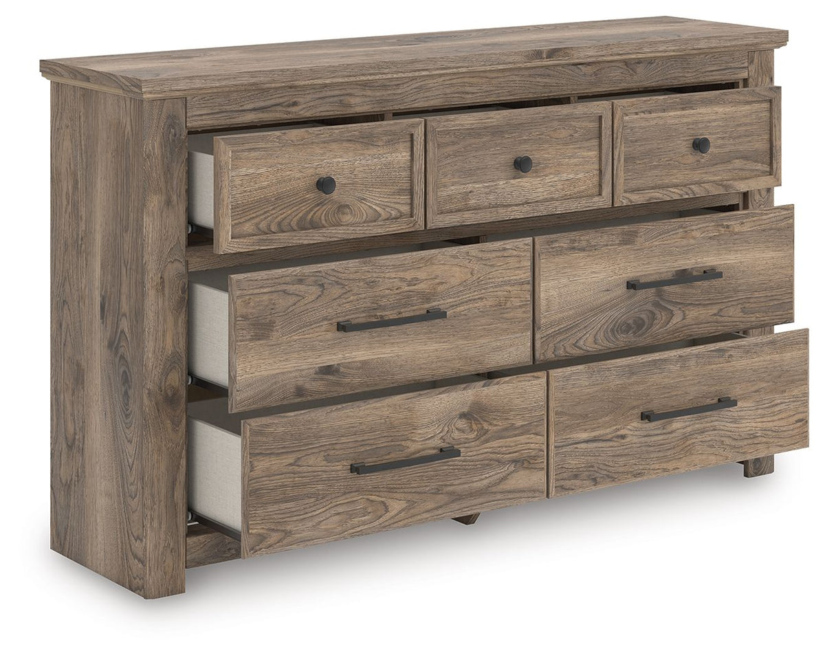 Rusticott - Seven Drawer Dresser