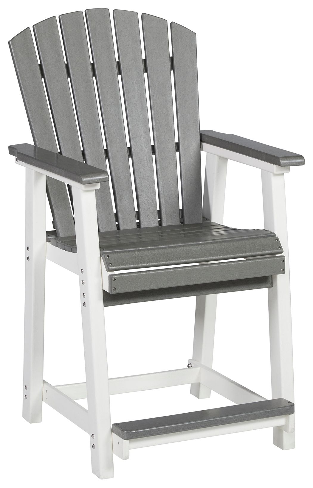 Transville - Barstool (Set of 2) - Gray / White