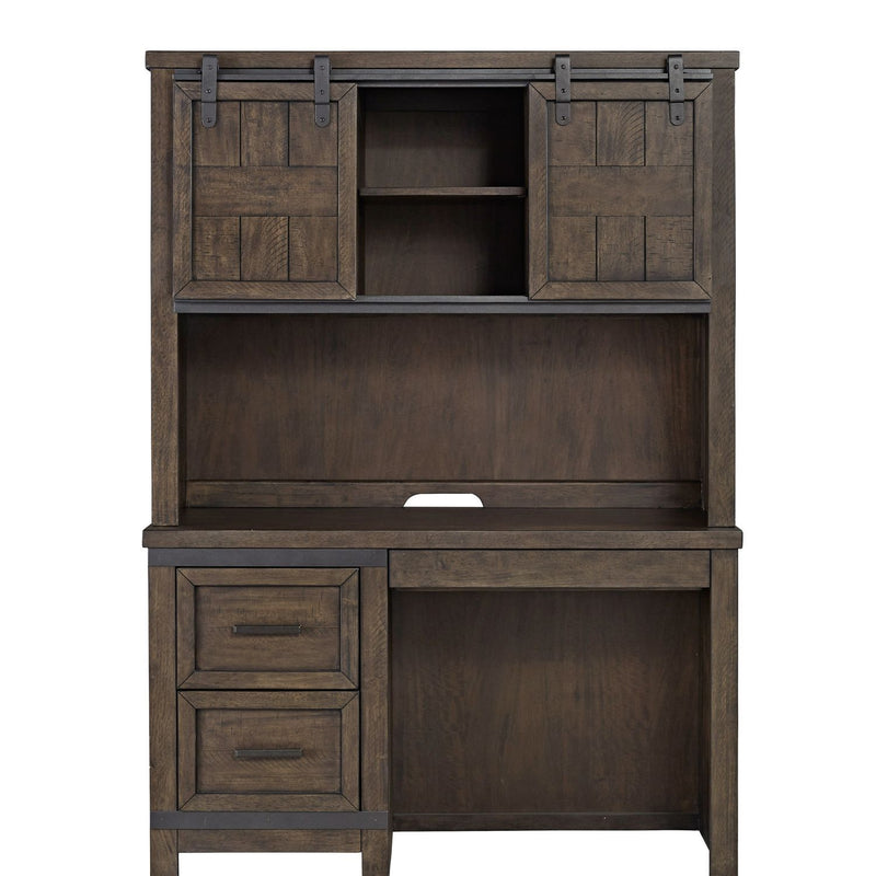 Thornwood Hills - 2 Piece Desk Set - Rock Beaten Brown