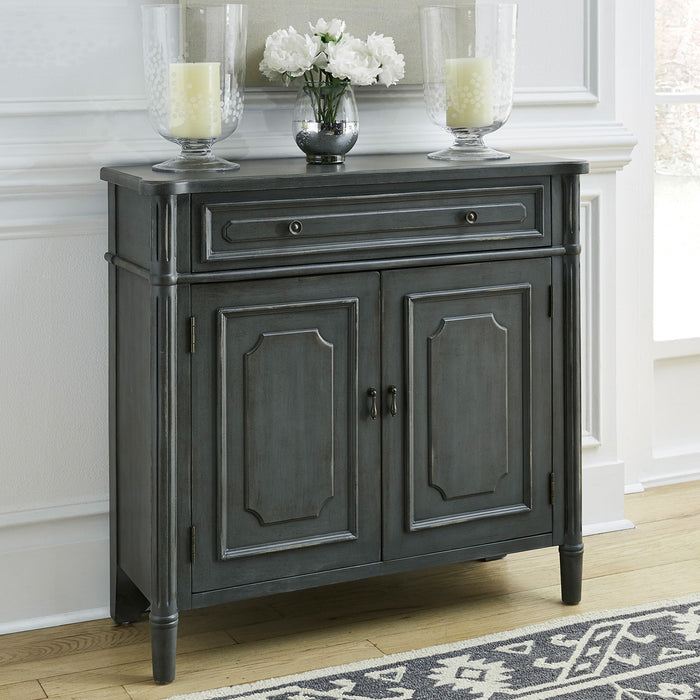 Madison Park - 1 Drawer 2 Door Accent Cabinet - Dark Gray