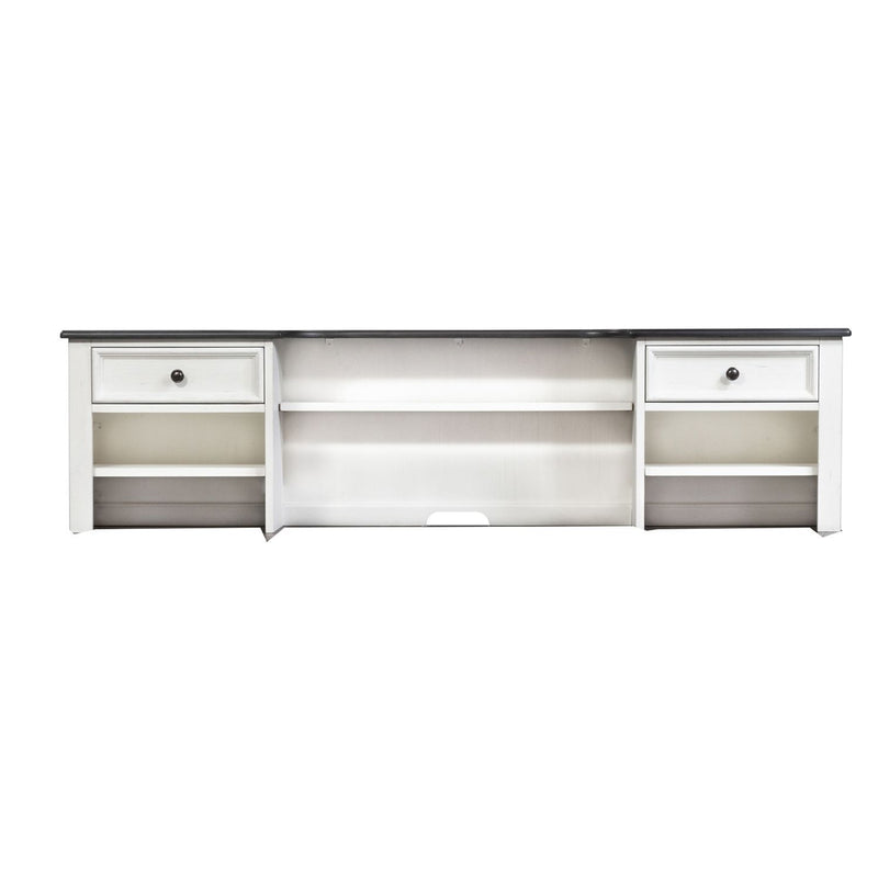 Allyson Park - Hutch - Wirebrushed White / Charcoal