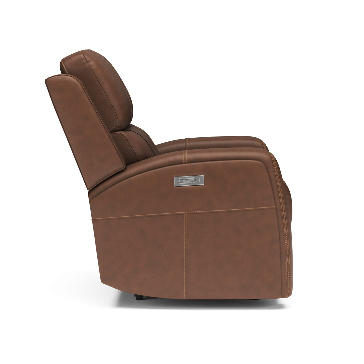 Flexsteel Linden Power Recliner with Power Headrest & Lumbar