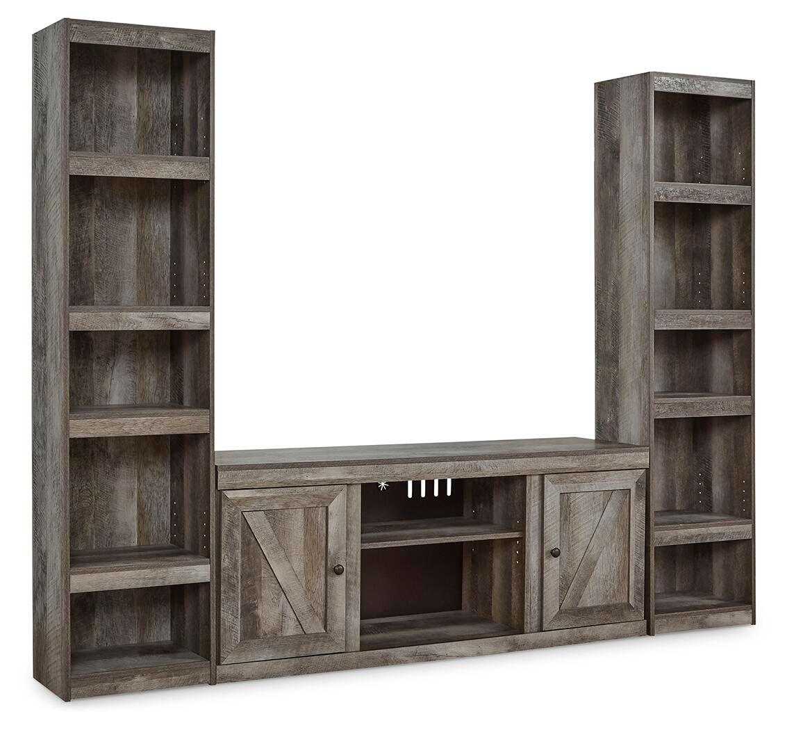 Wynnlow - 3-Piece Entertainment Center - Gray