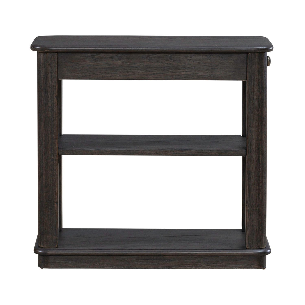 Wallace - Chair Side Table - Aged Oak