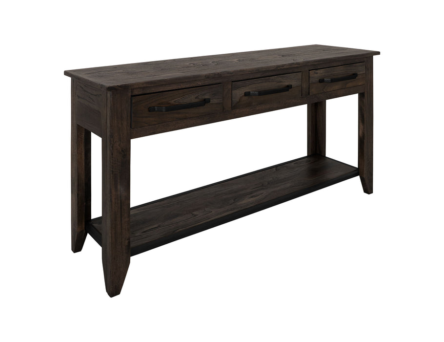 Teak - Sofa Table - Oil Black