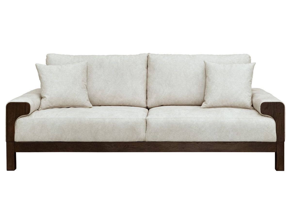 Raramuri - Sofa - White / Dark Brown