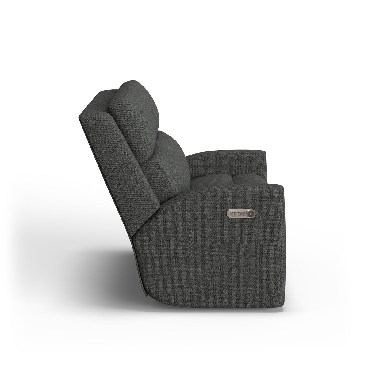 Flexsteel Score Power Reclining Loveseat with Power Headrests & Lumbar