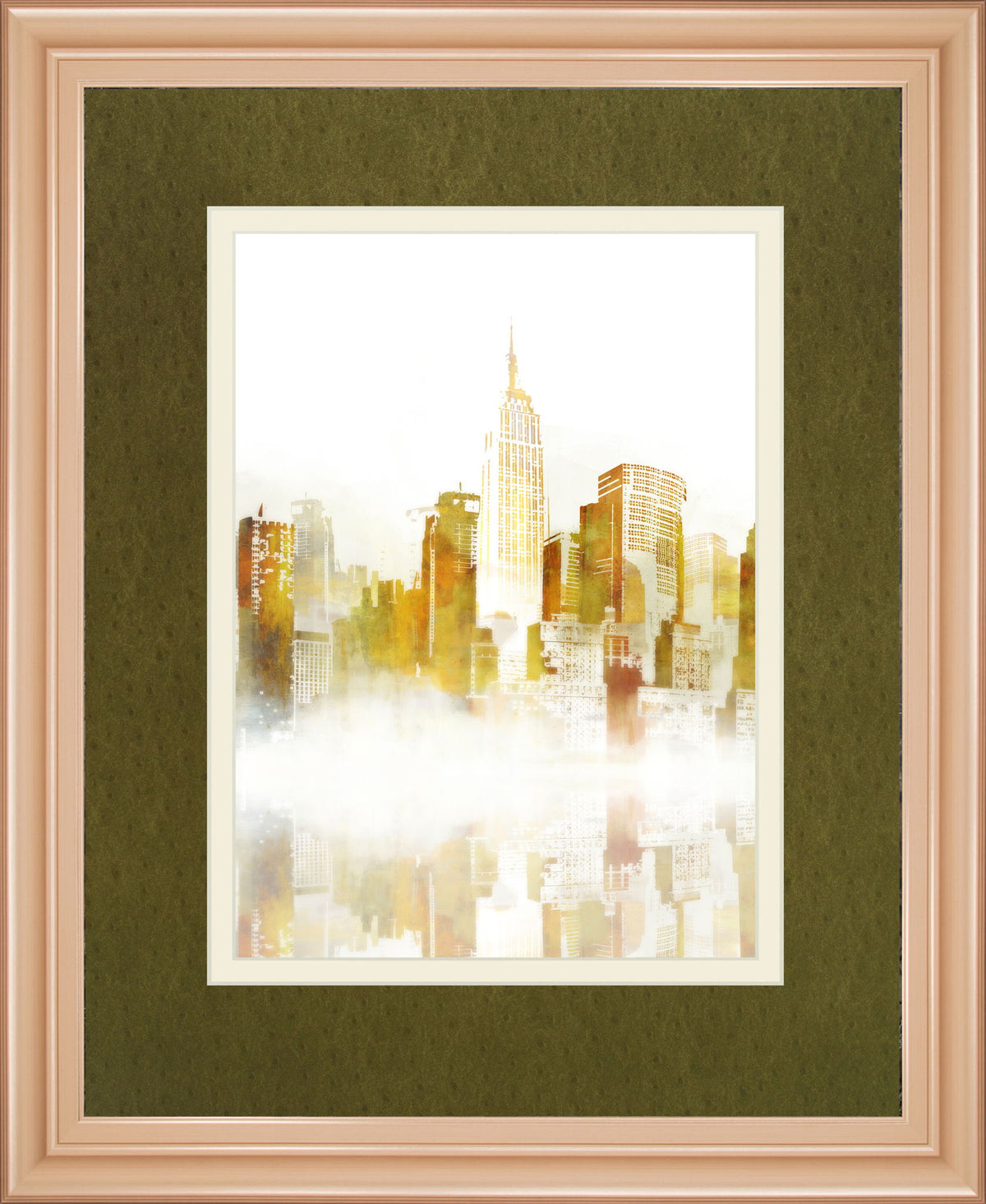 New York Sketch By Ken Roko - Yellow