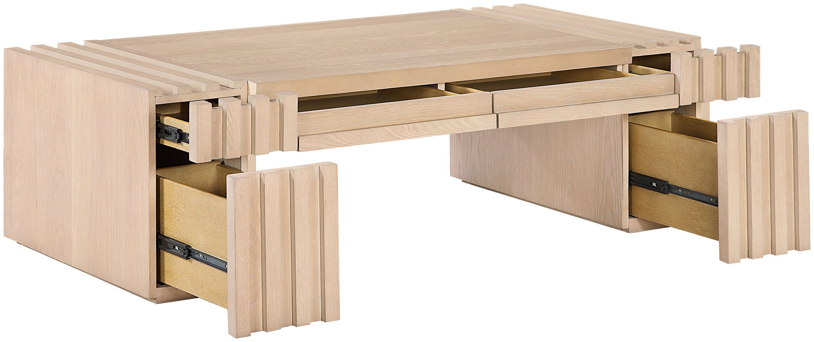 Stanton - Oak Veneer And Solid Wood Table