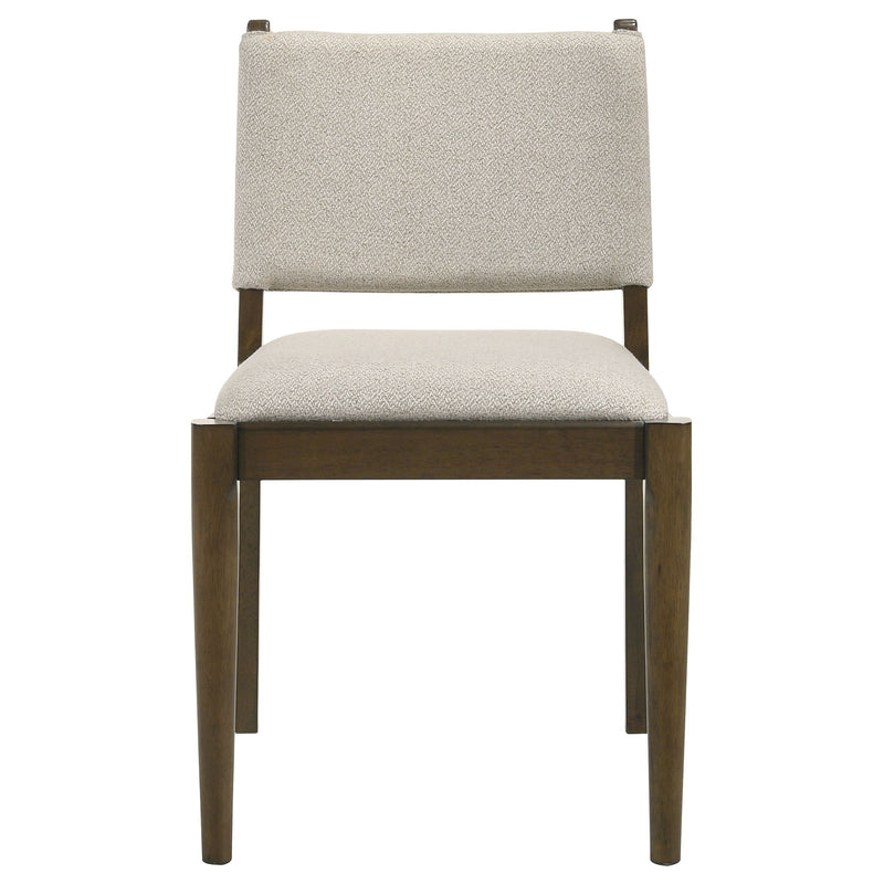 Ottowa Upholstered Dining Side Chair Brown (Set of 2)