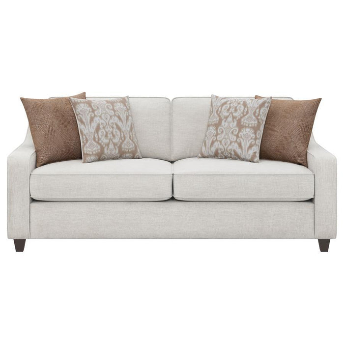 Christine - Upholstered Sloped Arm Sofa Set