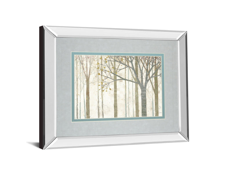 In Springtime No Border By Katherine Lowell - Mirror Framed Print Wall Art - Beige
