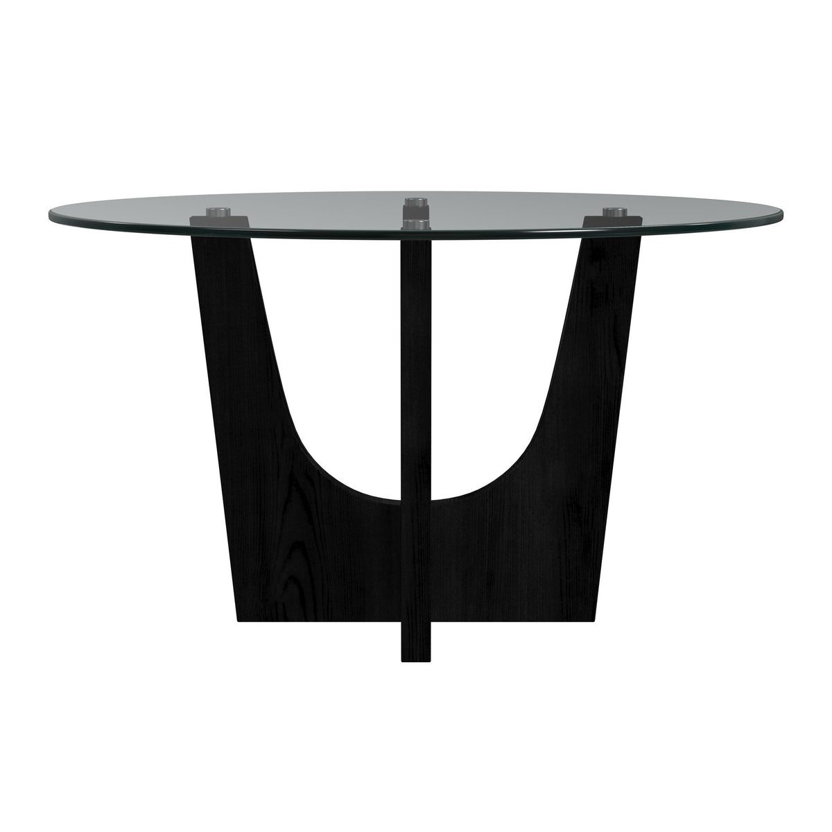 Oregon - Round Table With Glass Top