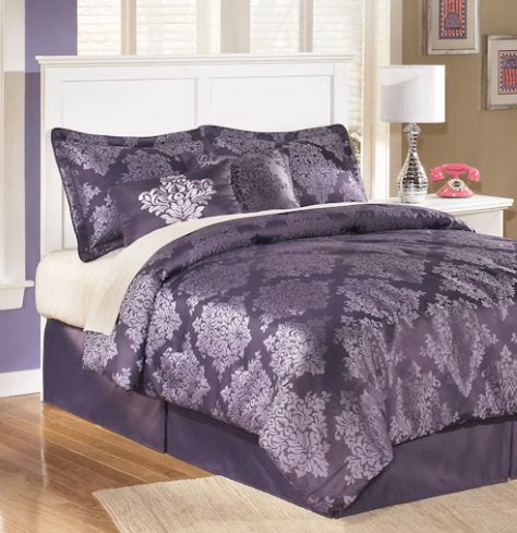 Clearance: Full Panel Headboard – White