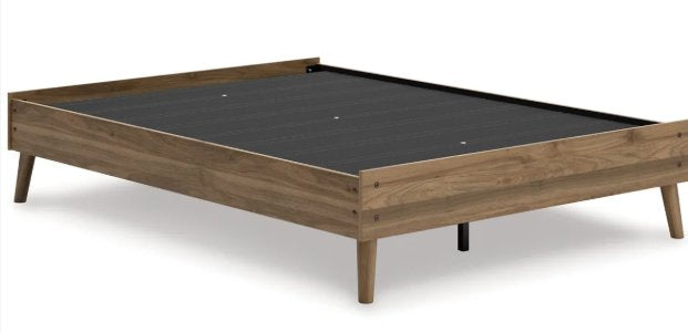 Clearance: Full Platform Bed – Brown