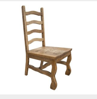 Ladderback Wood Side Chairs (Pair)