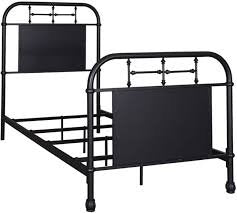 Clearance: Vintage Twin Metal Bed – Black