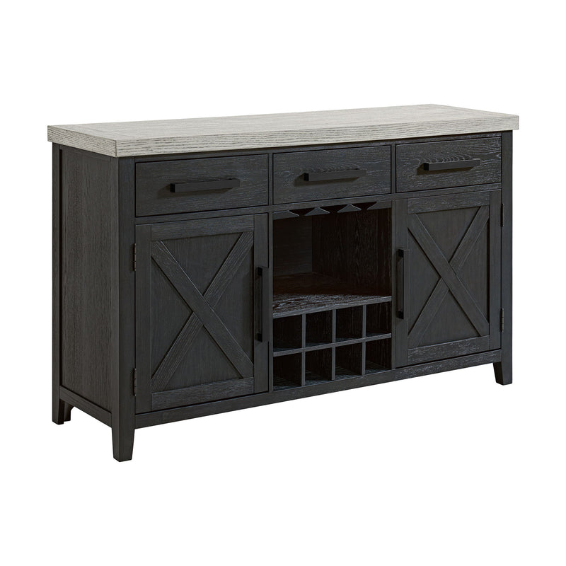 Axel - Server - Light Gray / Espresso