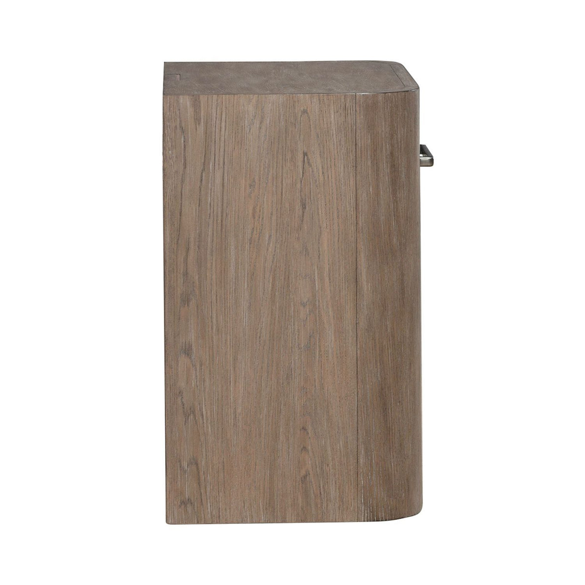 South Bend - Open Nightstand With Charging Station - Burnished Clay