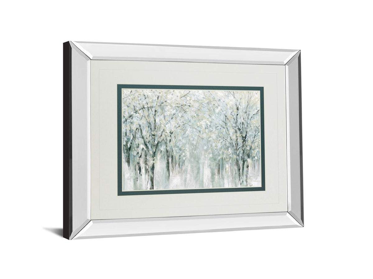Winter Mist By Carol Robinson - Mirror Framed Print Wall Art - Gray