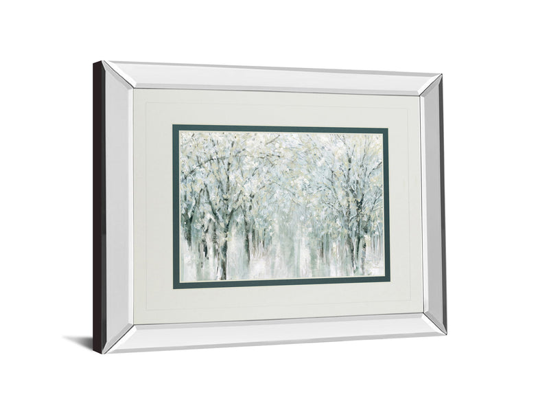 Winter Mist By Carol Robinson - Mirror Framed Print Wall Art - Gray