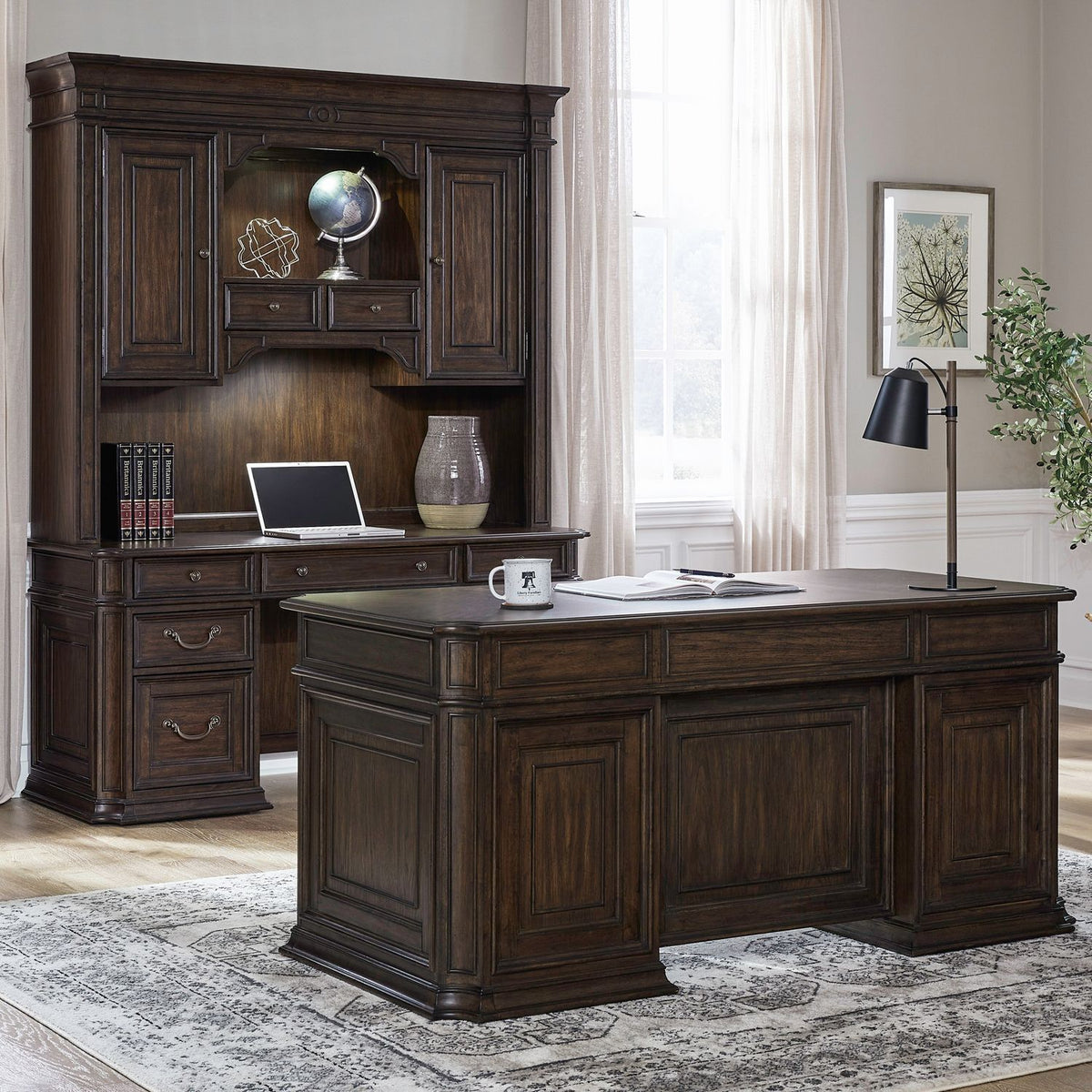 Provence Park - 5 Piece Jr Executive Set - Chateau Brown