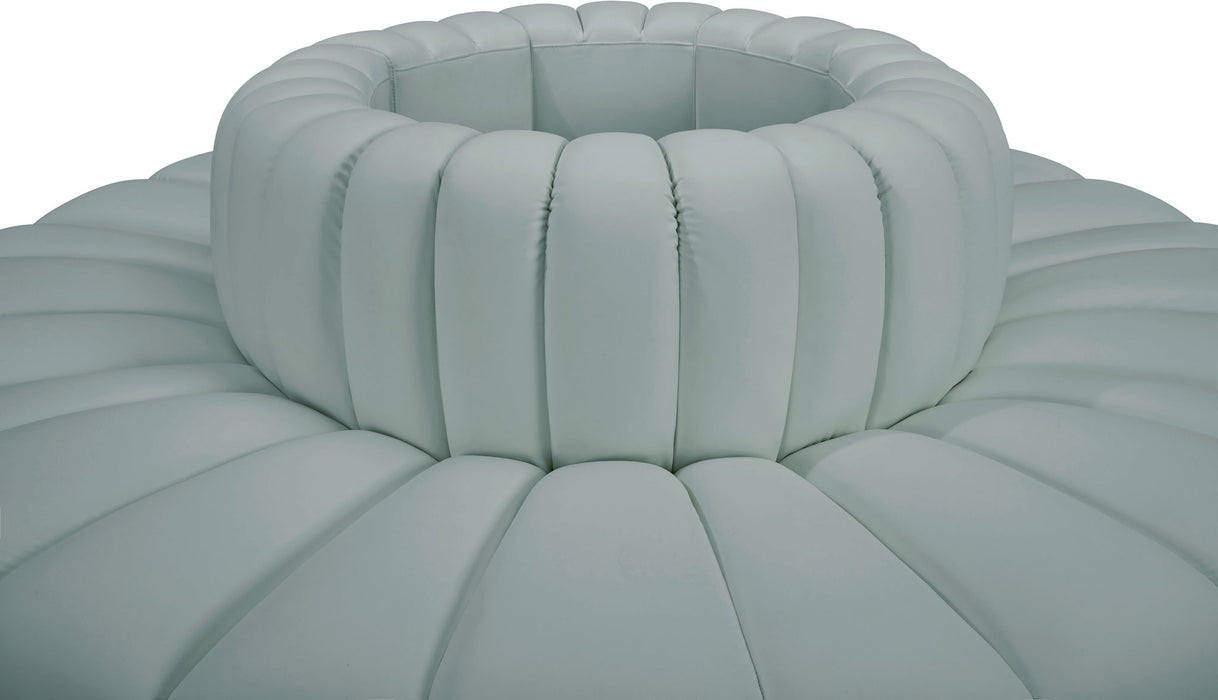 Arc - Faux Leather 8 Piece Round Modular Sofa