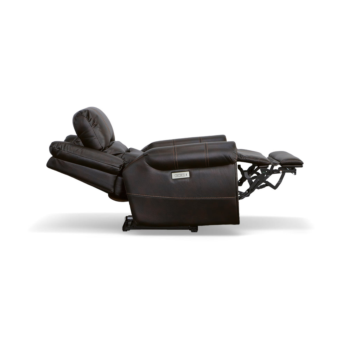 Flexsteel Oscar Power Recliner with Power Headrest & Lumbar