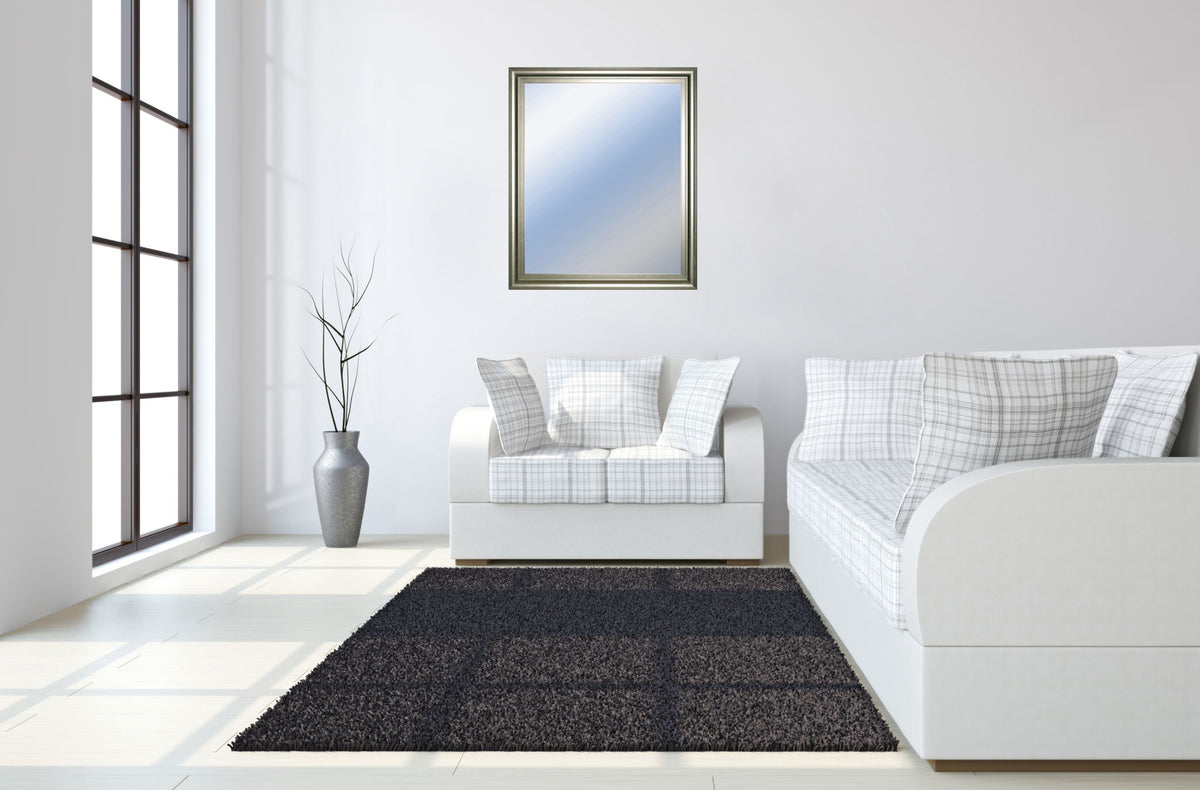 34x40 Decorative Framed Wall Mirror By Classy Art Promotional Mirror Frame #42 - Silver