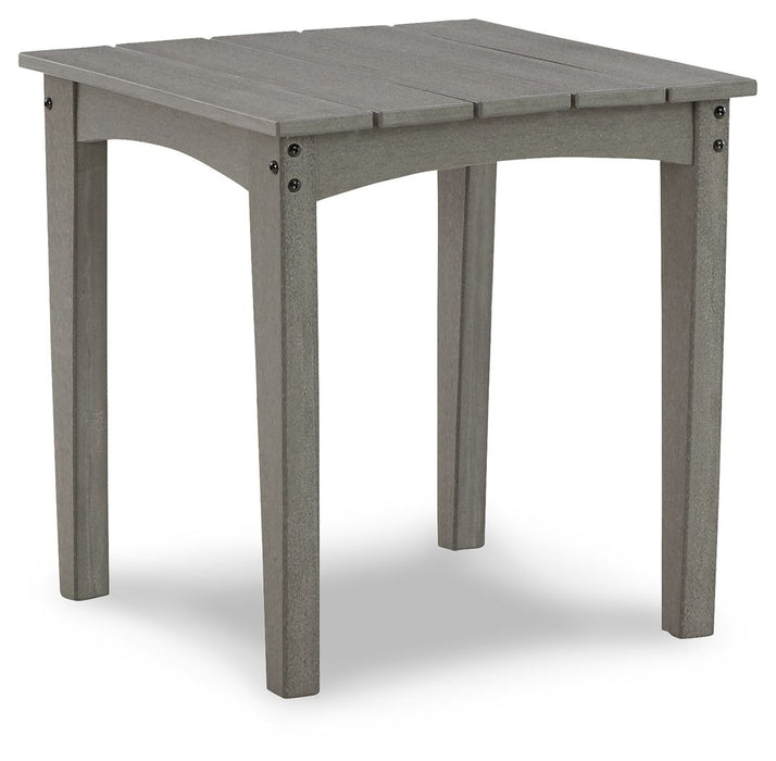 Visola - Square End Table - Gray