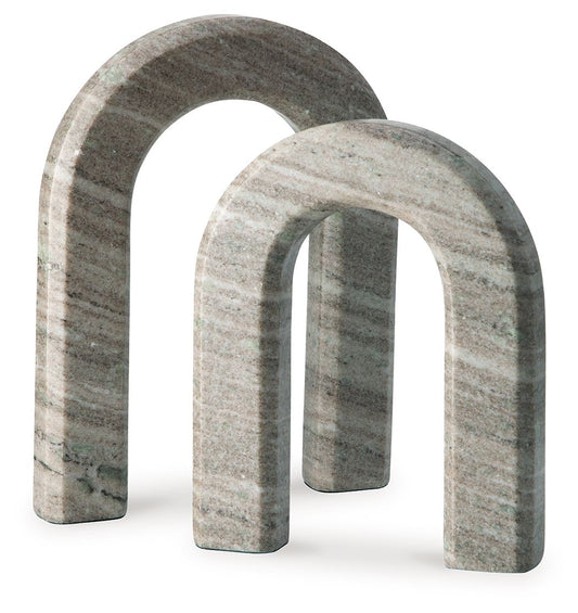 Keithton - Sculpture Set (Set of 2) - Taupe