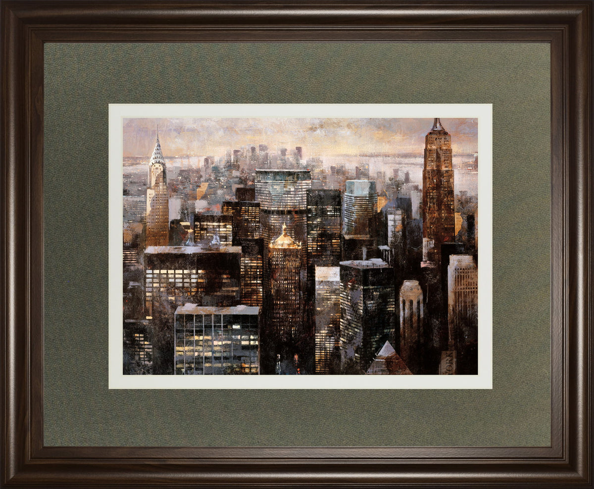 Manhattan By Night By Bofarull - Dark Brown