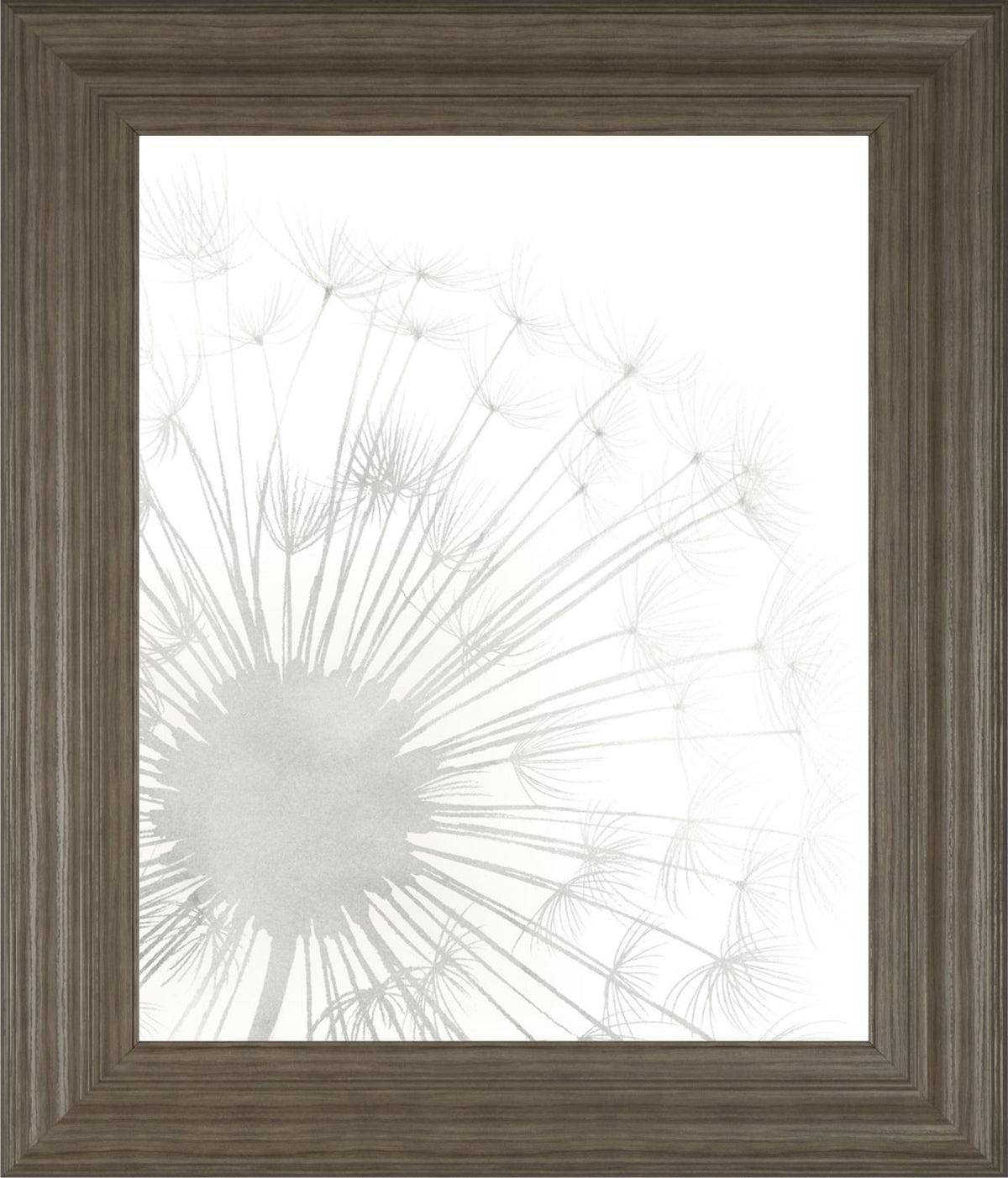 22x26 Dandelion Whisper I By Grace Popp - Silver