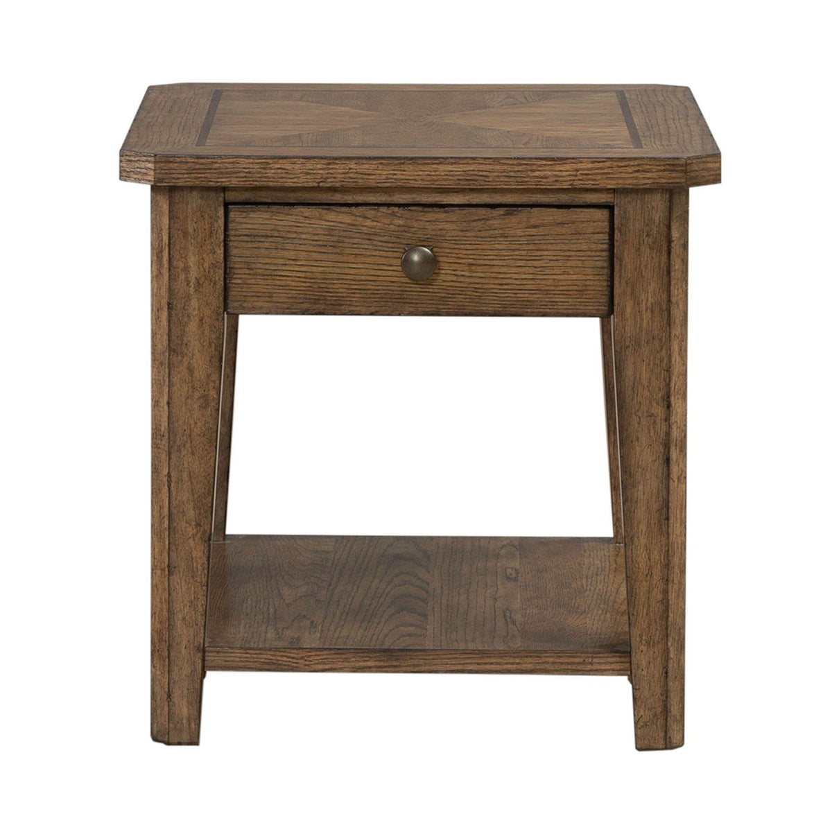 Carolina Park - End Table - Amber Brown