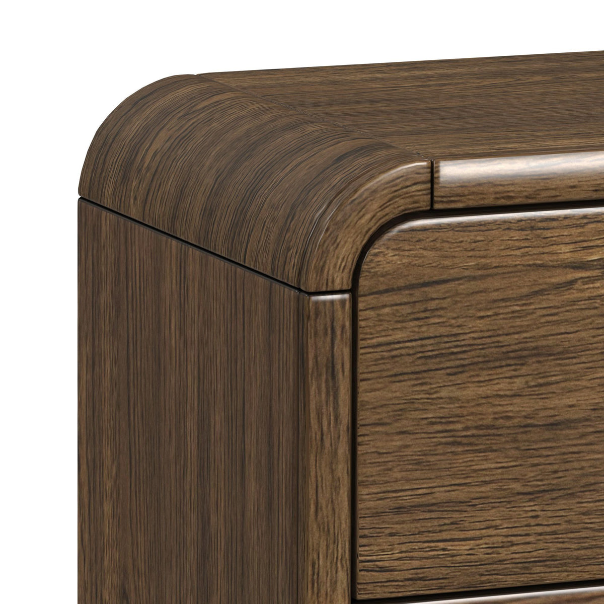 Glinda - Nightstand With USBC - Brown