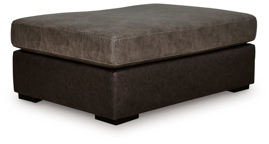 Castille Way - Oversized Accent Ottoman - Fossil